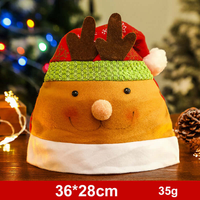 Fashion Snowman ElK Santa Claus Hats Xmas Gift Decoration Fashion Sno