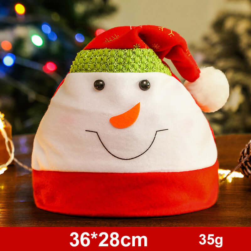 Fashion Snowman ElK Santa Claus Hats Xmas Gift Decoration Fashion Sno