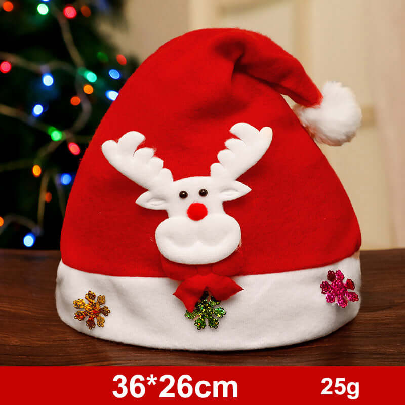 Fashion Snowman ElK Santa Claus Hats Xmas Gift Decoration Fashion Sno