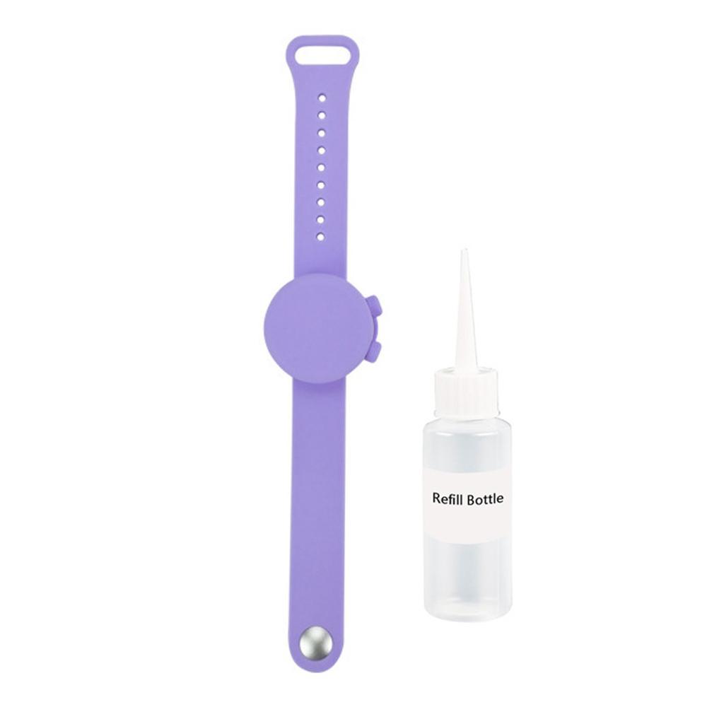 Outdooor Silicone Wristband Hand Sanitizer Disinfectant Bracelet