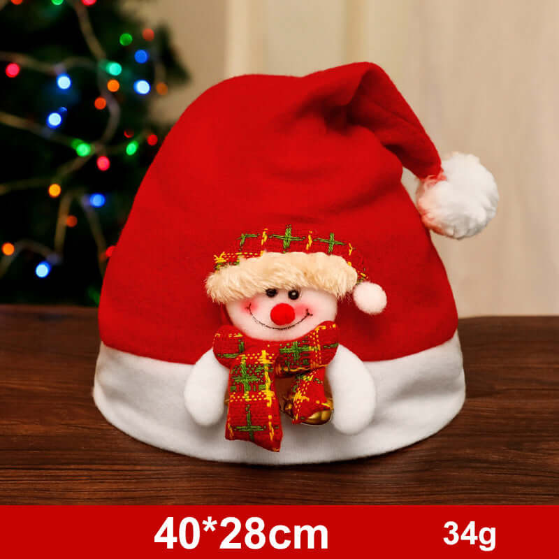 Fashion Snowman ElK Santa Claus Hats Xmas Gift Decoration  Fashion Sno