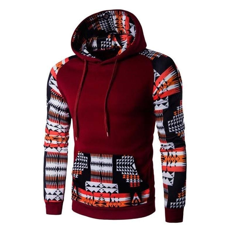 Men's Aztec Pattern Hoodies