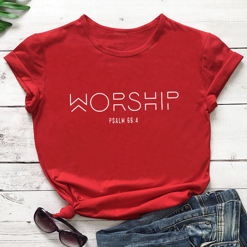 European And American Cotton Christian T-Shirt