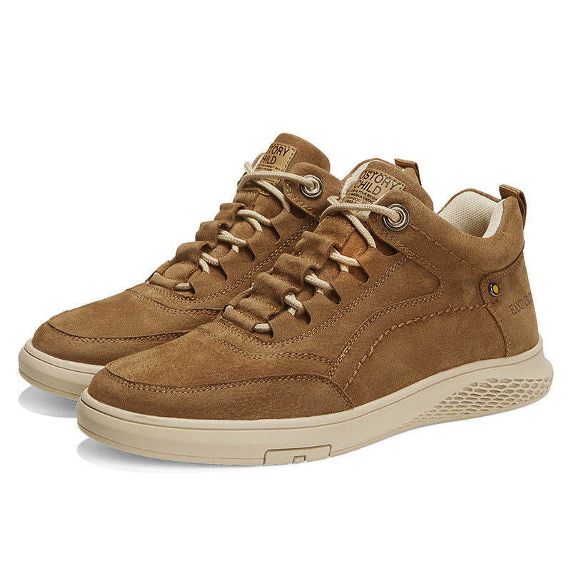 Men Spring Leather Sneaker