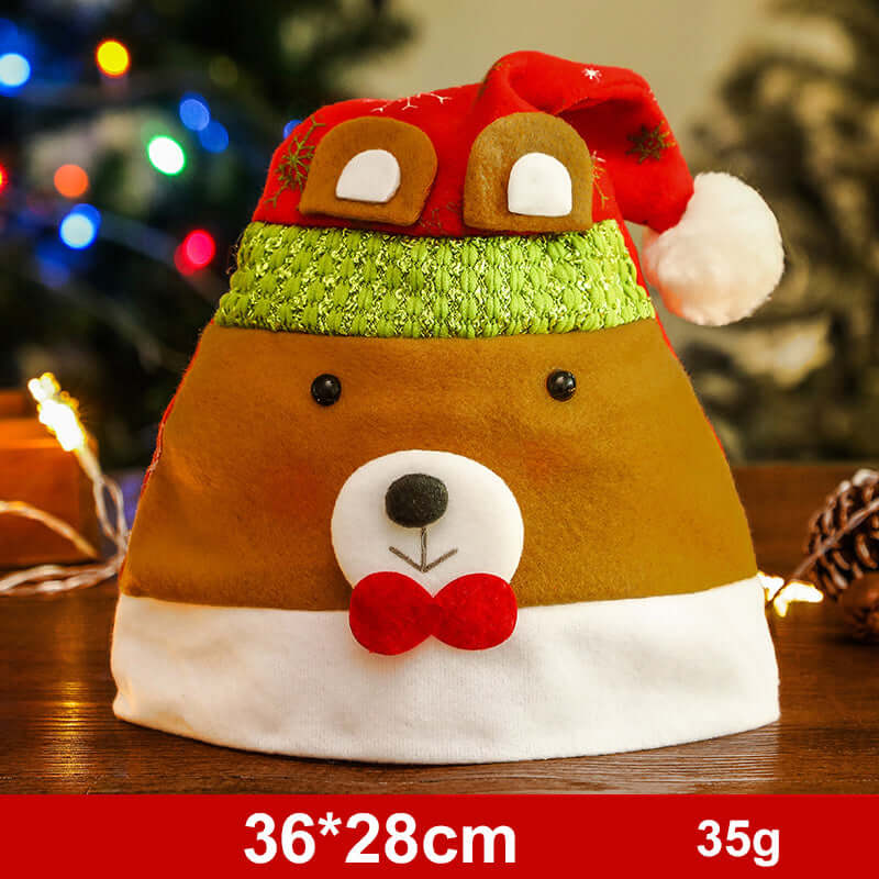 Fashion Snowman ElK Santa Claus Hats Xmas Gift Decoration  Fashion Sno