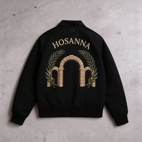 'HOSANNA' -  Embroidered Zip-up Statement Jacket