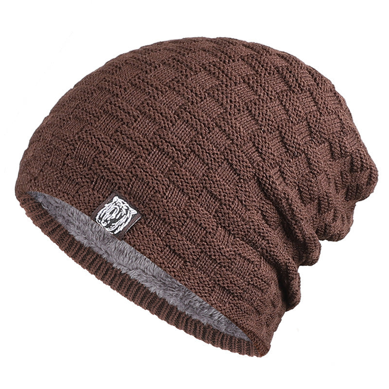 Tiger Label Fleece Warm Men's Hat