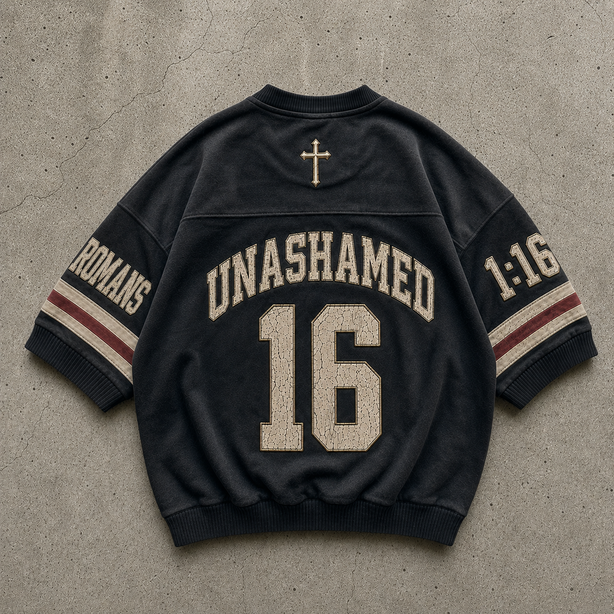 Unashamed Varsity - Vintage Black Short Sleeve Jersey