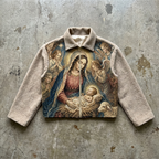 Bethlehem Grace - Heirloom Oatmeal Tapestry Fleece Jacket