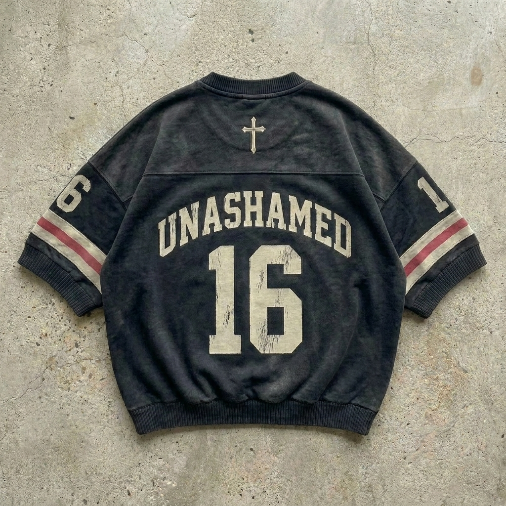 Unashamed Varsity - Vintage Black Short Sleeve Jersey