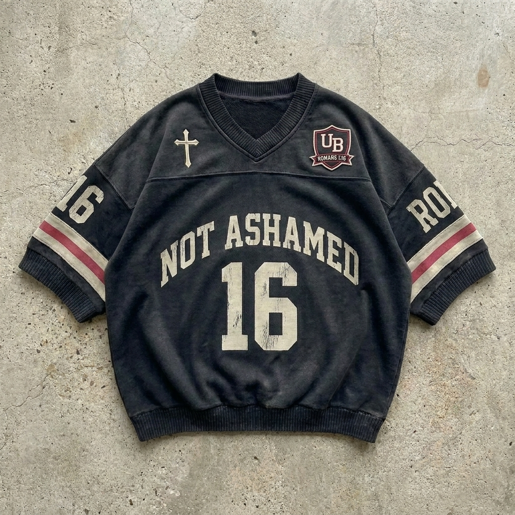 Unashamed Varsity - Vintage Black Short Sleeve Jersey