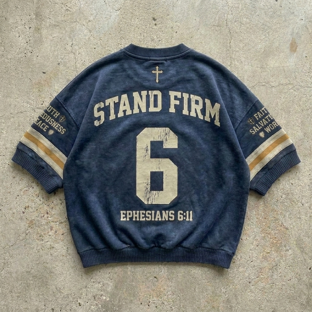 Stand Firm - Vintage Navy Short Sleeve Jersey