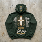 The Real G.O.A.T. - Forest Green Graphic Hoodie