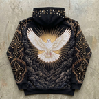 Unashamed Believer - Embellished Black Zip Hoodie